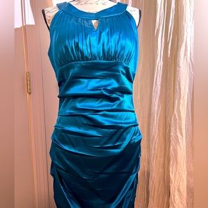 EUC Teal cocktail dress size 12